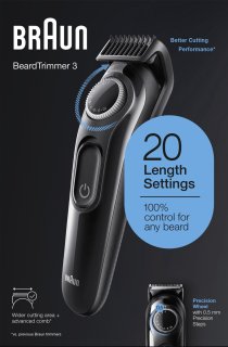 Braun Baardtrimmer BT3300 Zwart