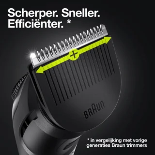Braun Baardtrimmer BT3300 Zwart