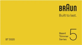 Braun Baardtrimmer Series 5 BT5520 Zwart