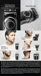 Braun BeardTrimmer 3 BT3342 baardtrimmer zwart/grijs