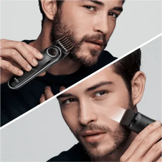 Braun BeardTrimmer 3 BT3342 baardtrimmer zwart/grijs