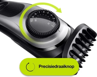 Braun BT5260 Baard- en Haartrimmer Zwart/Metaalzilver