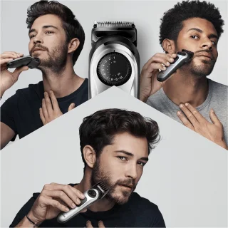 Braun BT5260 Baard- en Haartrimmer Zwart/Metaalzilver