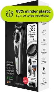 Braun BT5260 Baard- en Haartrimmer Zwart/Metaalzilver