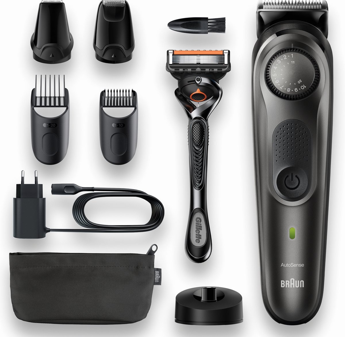 Braun BT7340 Baardtrimmer Zwart
