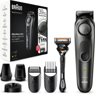 Braun BT7340 Baardtrimmer Zwart