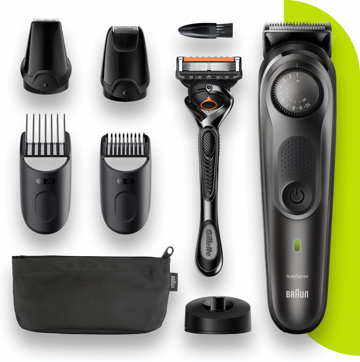 Braun BT7340 Baardtrimmer Zwart
