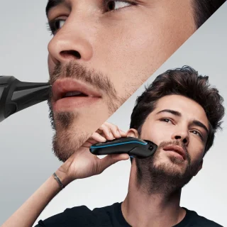 Braun MGK3245 7-in-1 trimmer zwart/blauw