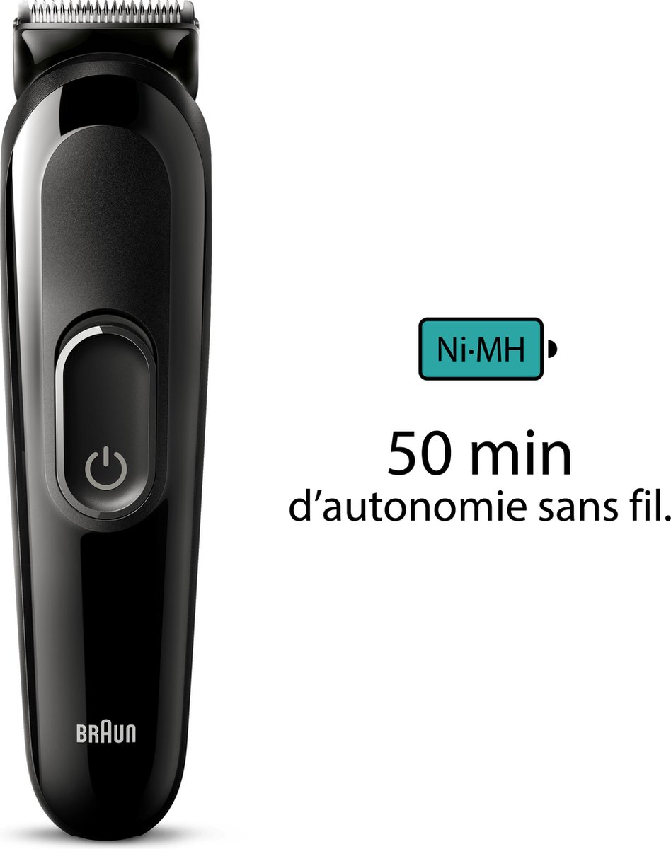 Wat vinden we goed aan de Braun MGK3410 Trimmer Zwart Nikkel-Metaalhydride