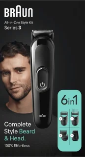 Braun MGK3410 Trimmer Zwart Nikkel-Metaalhydride
