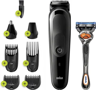 Wat vinden we goed aan de Braun MGK5260 Baard- en Haartrimmer Zwart/Grijs