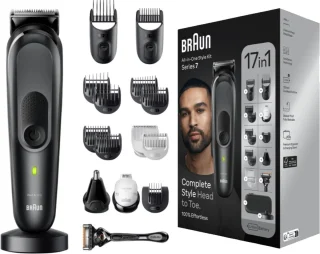 Braun MGK7491 Body Trimmer Zwart Leigrijs