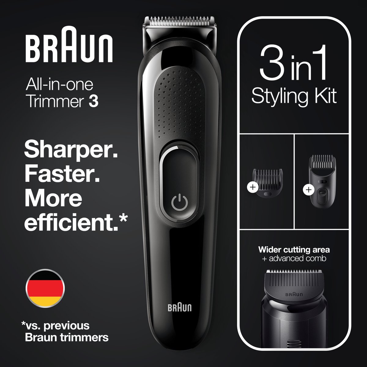Wat vinden we goed aan de Braun Multigroomer 3 SK2300 Baard- en Haartrimmer