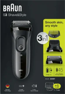 Braun Series 3 3000BT baardtrimmer