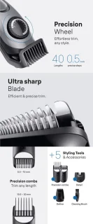 Braun Series 3 BT3560 Baardtrimmer Grijs