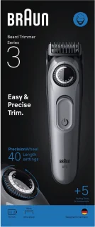 Braun Series 3 BT3560 Baardtrimmer Grijs
