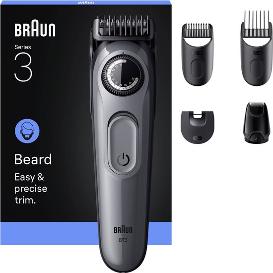 Braun Series 3 BT3560 Baardtrimmer Grijs review