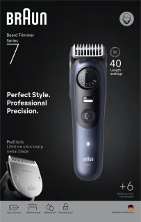 Braun Series 7 Baardtrimmer BT7520 Blauw