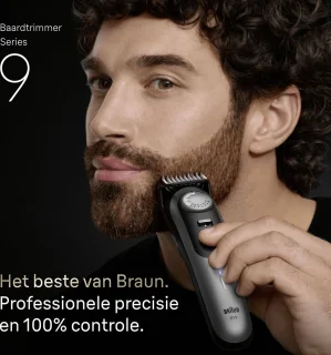 Braun Series 9 BT9520 Baardtrimmer Chroom