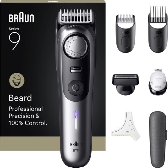 Braun Series 9 BT9520 Baardtrimmer Chroom review
