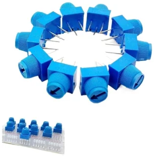 Broodplank trimpot 10 stuks blauw