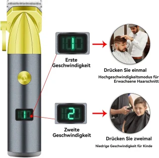 CHIWIN Haartrimmer en Scheerapparaat - Metalen Set