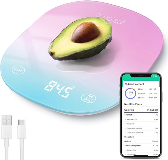 Digitale Keukenweegschaal USB Oplaadbaar 5kg