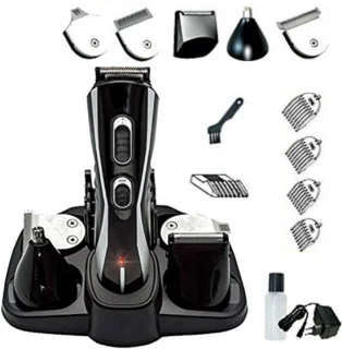 Draadloze baardtrimmer set - zwart