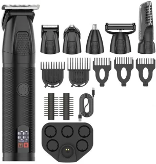 Draadloze baardtrimmer Zwart