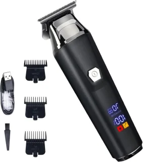 Draadloze haar- en baardtrimmer zwart