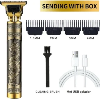 Draak Gouden Baardtrimmer Tondeuse Scheerapparaat