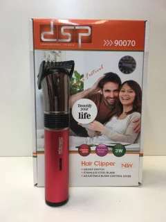 DSP Professional Trimmer 90070 Rood + Dorsh D1 Haarwax 150ml