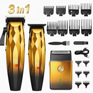 ECTEATOY 3-in-1 baardtrimmer mannen