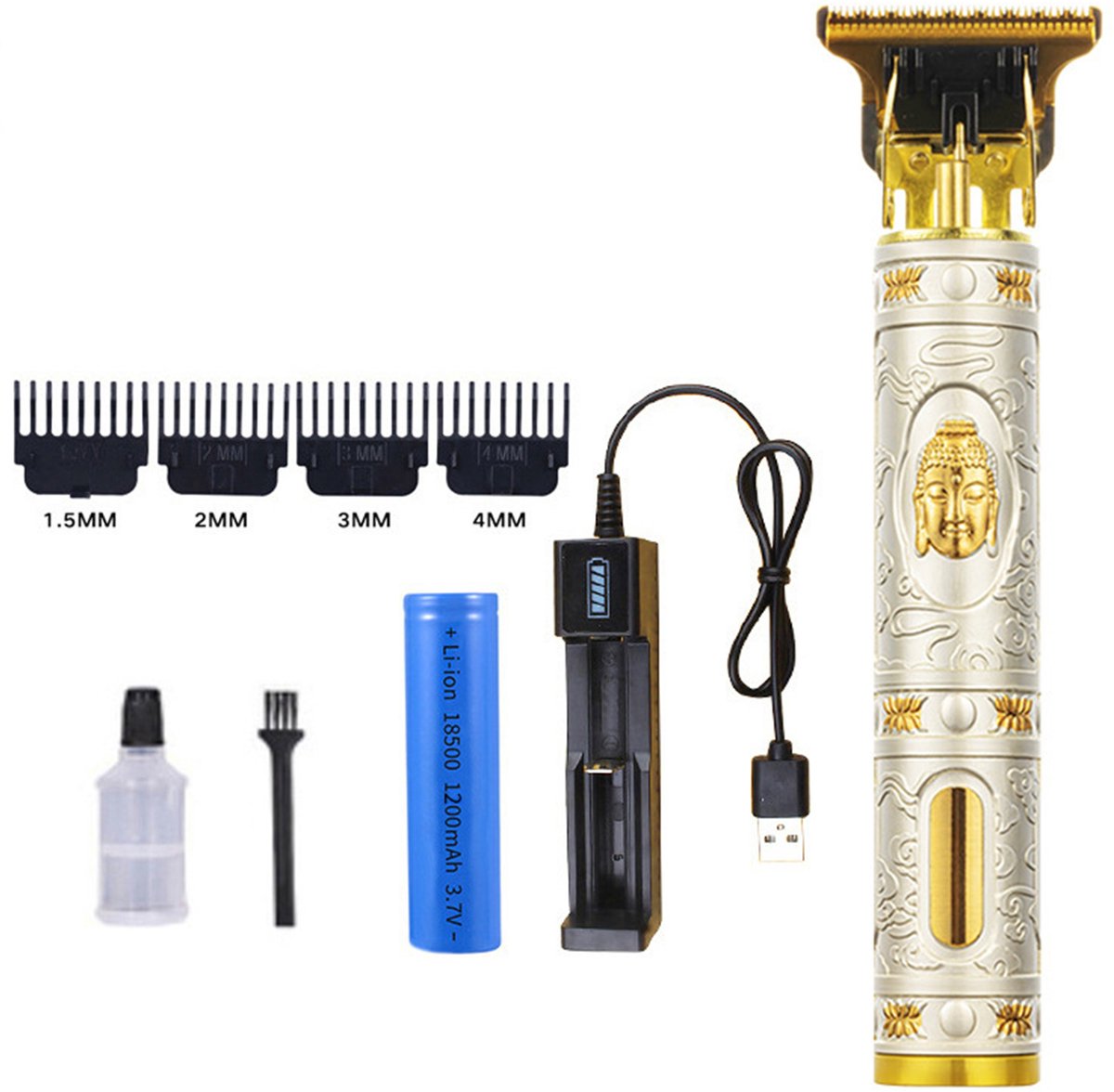 De Elektrische Baardtrimmer Oplaadbaar in één oogopslag