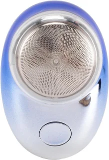 Elektrische baardtrimmer voor gezichtshaar, blauw