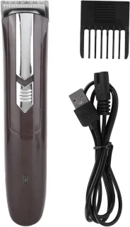Elektrische baardtrimmer voor heren - zwart