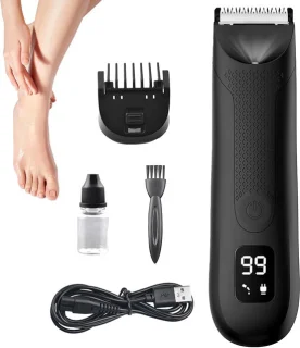Elektrische baardtrimmer zwart
