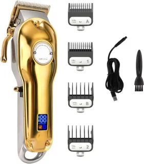 Elektrische haartrimmer en baardtrimmer - goud