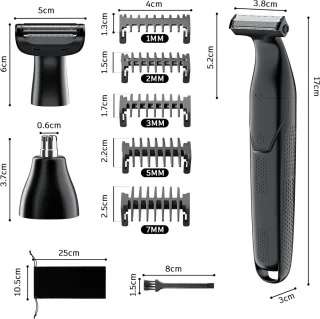 Elektrische Lichaamshaartrimmer voor Mannen