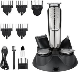 Elektrische trimmer - baard- en haartrimmer - zilver