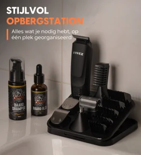 Finez Smooth Operator 12-in-1 Baardtrimmer & Tondeuse voor Mannen