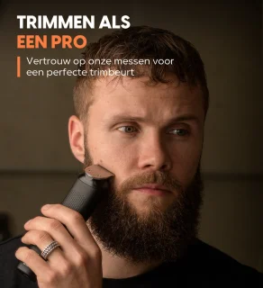 Finez Smooth Operator 12-in-1 Baardtrimmer & Tondeuse voor Mannen