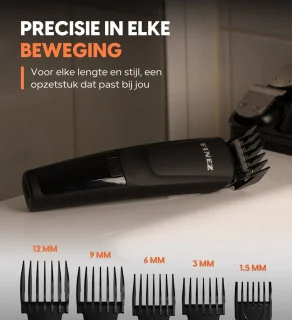 Finez Smooth Operator 12-in-1 Baardtrimmer & Tondeuse voor Mannen
