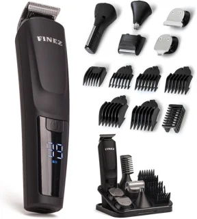 Finez Smooth Operator 12-in-1 Baardtrimmer & Tondeuse voor Mannen