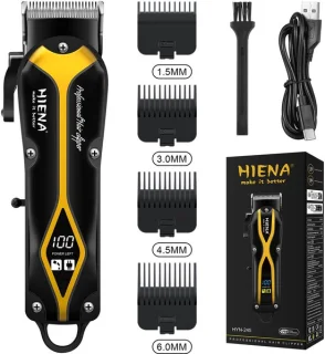 Gigicial Baardtrimmer - Haartrimmer - Zwart