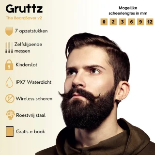 Gruttz Baardtrimmer Mannen v2