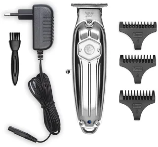 Haar- en baardtrimmer zilverkleurig