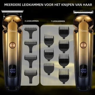 Hatteker Baard- en Haartrimmer Set