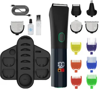Herentrimmer baard - grooming kit - zwart