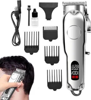 Herentrimmer set - haarknipper en baardtrimmer - zwart